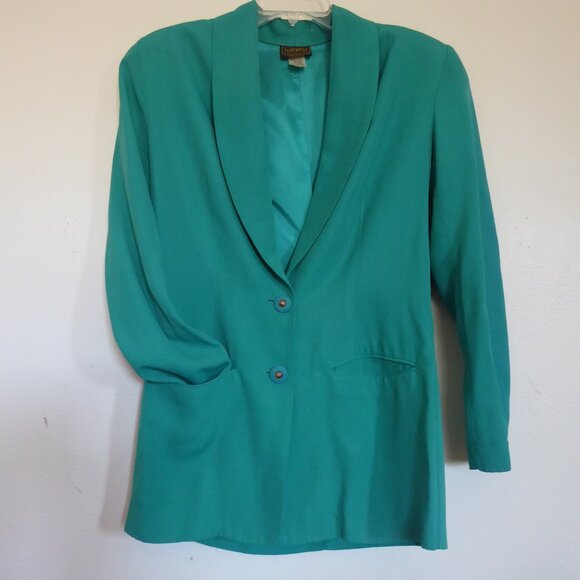 Green Blazer by Baronesa Size 8 - Picture 1 of 4